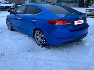 2016 Hyundai Elantra VI (AD), синий, 1350000 рублей, вид 4