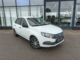 2019 Lada (ВАЗ) Granta I Рестайлинг, белый, 520000 рублей, вид 3