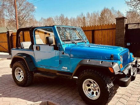 2003 Jeep Wrangler II (TJ), синий, 1550000 рублей, вид 3