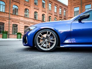 2021 BMW 3 серии M340i xDrive VII (G2x), синий, 5900000 рублей, вид 5