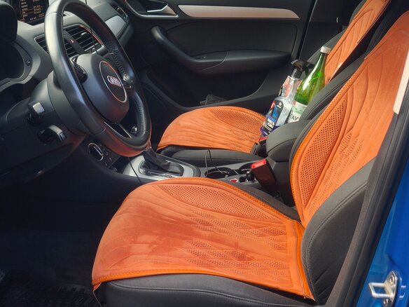 2015 Audi Q3 I (8U) Рестайлинг, голубой, 2080000 рублей - вид 12