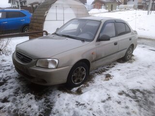 2008 Hyundai Accent ТагАЗ II, бежевый, 470000 рублей, вид 1