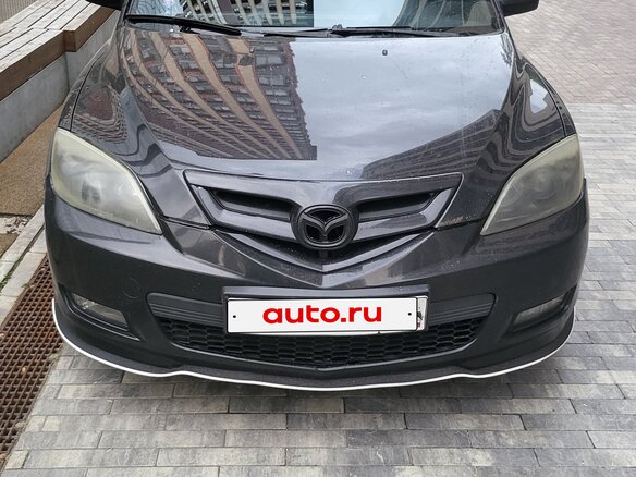2008 Mazda 3 I (BK) Рестайлинг, чёрный, 900000 рублей - вид 2