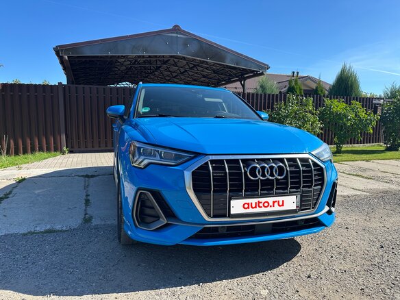 2018 Audi Q3 45 TFSI II (F3), синий, 3290000 рублей - вид 1