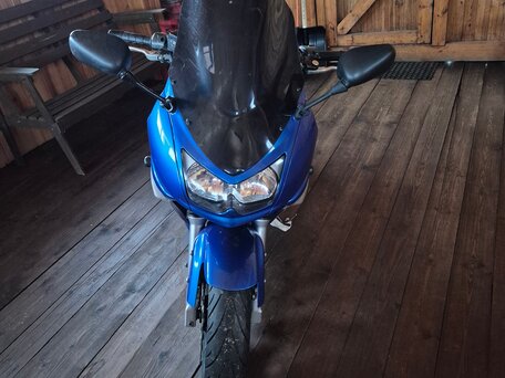 2007 Kawasaki ER-6F (Ninja 650R), синий, 350000 рублей, вид 3