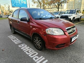 2007 Chevrolet Aveo I Рестайлинг, красный, 159000 рублей, вид 2