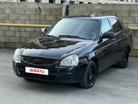 2017 Lada (ВАЗ) Priora I Рестайлинг, чёрный, 480000 рублей