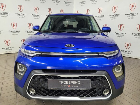 2020 Kia Soul III, синий - вид 1