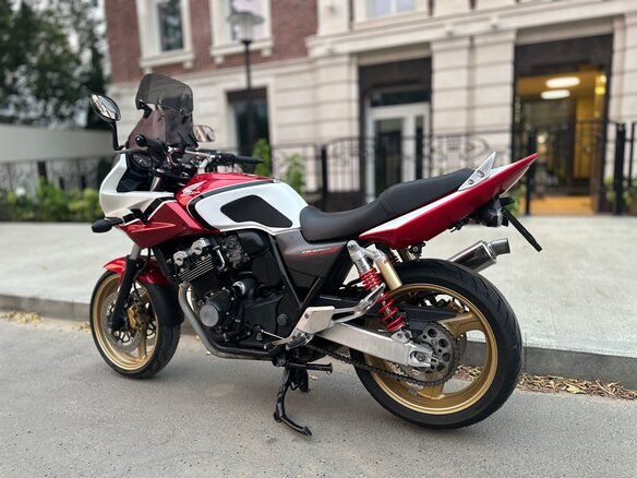 2006 Honda CB 400 Super Four, белый, 320000 рублей - вид 6