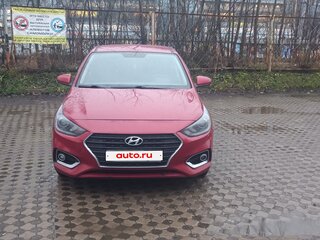 2018 Hyundai Solaris II, красный, 1050000 рублей, вид 1