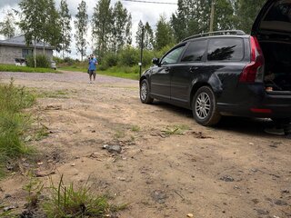 2007 Volvo V50 I Рестайлинг, чёрный, 580000 рублей, вид 4