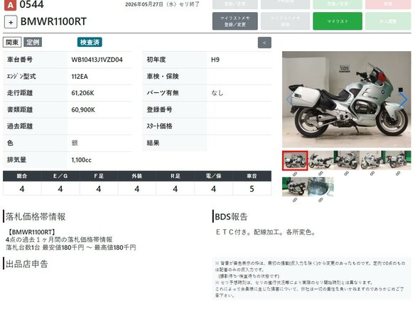 1997 BMW R 1100 RT, серебристый, 329000 рублей - вид 11