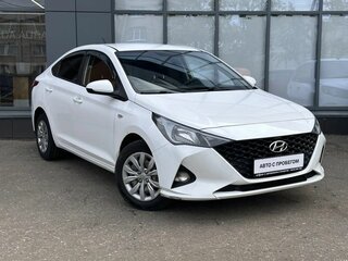 2021 Hyundai Solaris II Рестайлинг, белый, 915000 рублей, вид 2