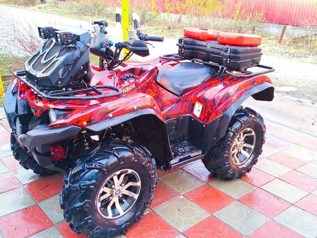 2016 Yamaha Grizzly 700, красный, 1000000 рублей, вид 2