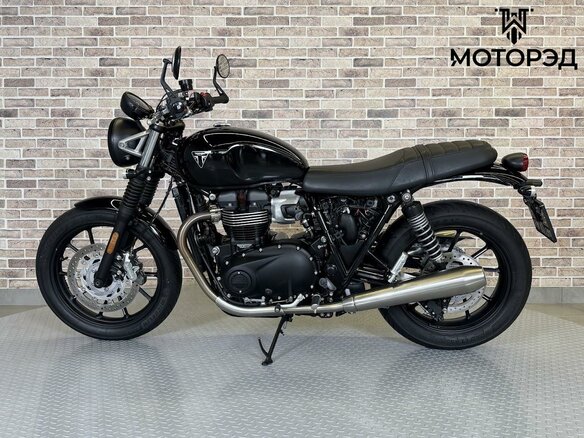 2023 Triumph Speed Twin, чёрный, 1385000 рублей - вид 2