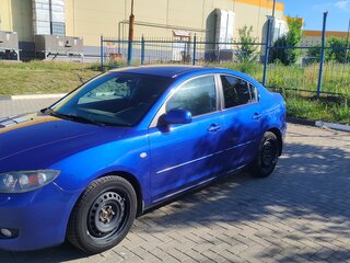 2008 Mazda 3 I (BK) Рестайлинг, синий, 500000 рублей, вид 1