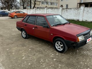 1992 Lada (ВАЗ) 21099, красный, 100000 рублей, вид 3