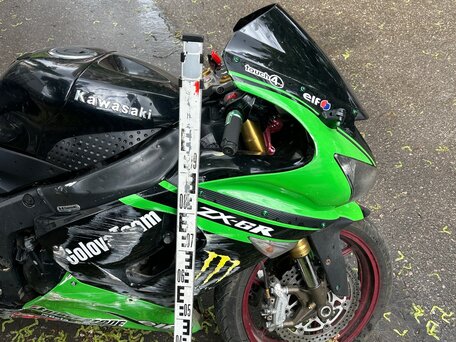 2005 Kawasaki ZX-6R Ninja, зелёный, 390000 рублей, вид 3