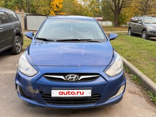 2012 Hyundai Solaris I, синий, 400000 рублей, вид 3