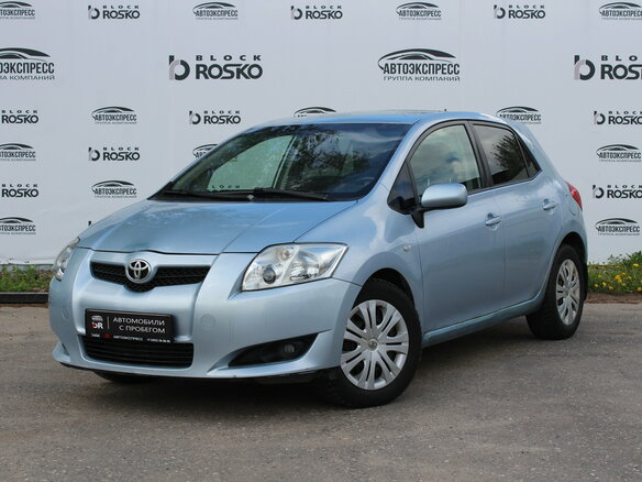 2007 Toyota Auris I, голубой, 435000 рублей