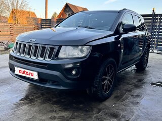 2012 Jeep Compass I Рестайлинг, чёрный, 1190000 рублей, вид 1