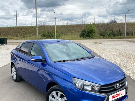 2021 Lada (ВАЗ) Vesta I, синий, 1020000 рублей, вид 1