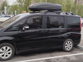 2017 Honda Stepwgn V Рестайлинг, чёрный, 1490000 рублей, вид 5