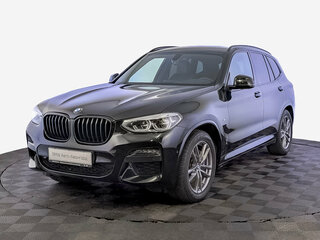 2021 BMW X3 30i xDrive III (G01), чёрный, 4490000 рублей, вид 1