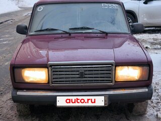 2004 Lada (ВАЗ) 2107, пурпурный, 240000 рублей, вид 2