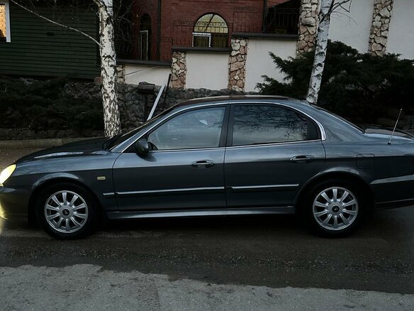 2006 Hyundai Sonata ТагАЗ IV (EF) Рестайлинг, серый, 670000 рублей - вид 3