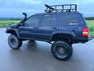 1998 Jeep Grand Cherokee I (ZJ) Рестайлинг, синий, 670000 рублей, вид 3