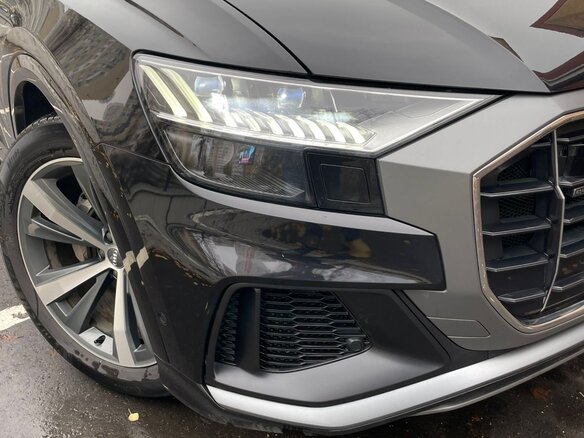 2018 Audi Q8 55 TFSI I (4M), чёрный, 6300000 рублей - вид 11