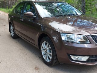 2014 Skoda Octavia III (A7), коричневый, 1385000 рублей, вид 3