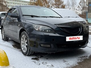 2007 Mazda 3 I (BK) Рестайлинг, чёрный, 460000 рублей, вид 1