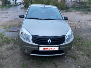 2012 Renault Sandero I, бежевый, 510000 рублей, вид 2