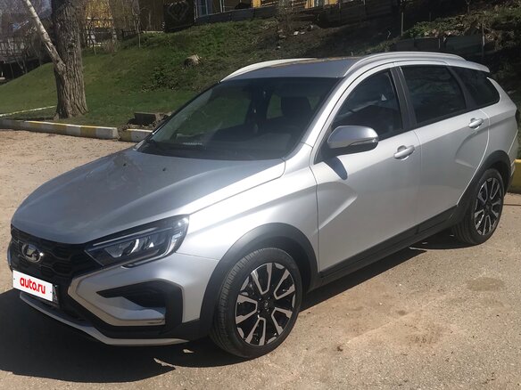2024 Lada (ВАЗ) Vesta SW Cross I Рестайлинг (NG), серебристый, 1700000 рублей - вид 5