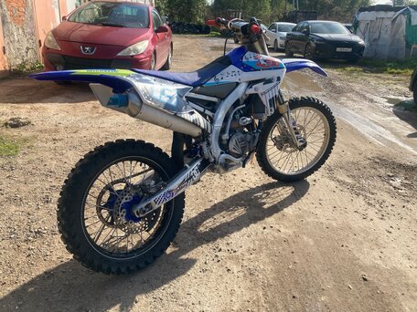 2014 Yamaha YZ450F, синий, 360000 рублей, вид 2