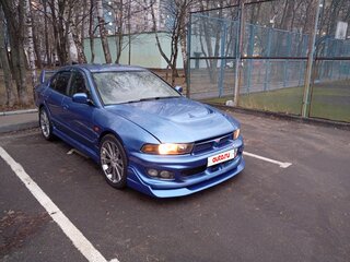 1999 Mitsubishi Galant VIII Рестайлинг, синий, 490000 рублей, вид 5