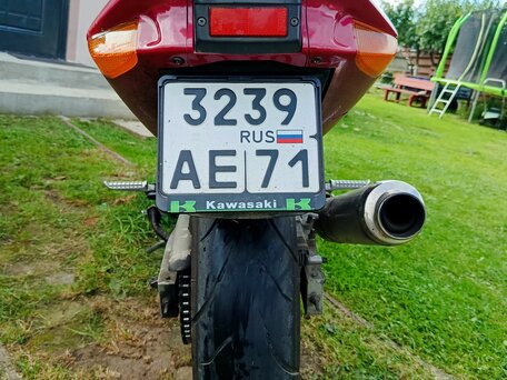 1990 Kawasaki ZZR 600, чёрный, 200000 рублей, вид 3