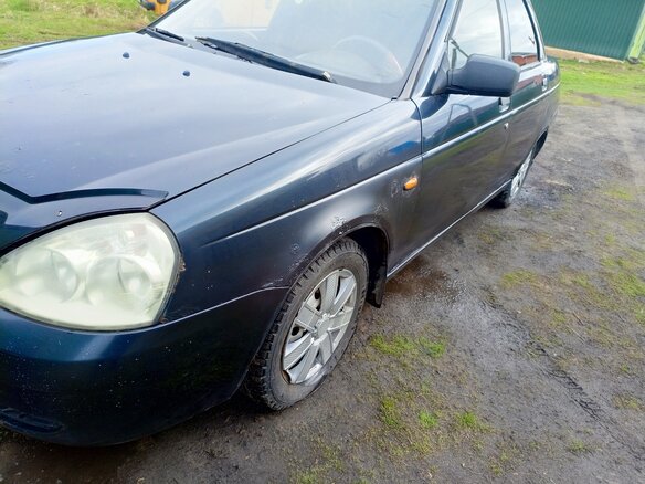 2008 Lada (ВАЗ) Priora I, чёрный, 139000 рублей - вид 1
