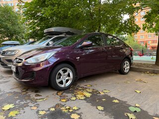 2013 Hyundai Solaris I, фиолетовый, 800000 рублей, вид 1