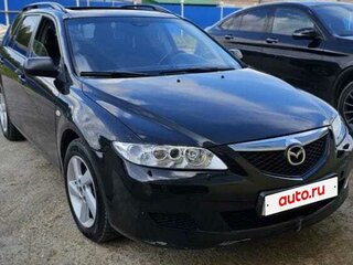 2004 Mazda 6 I (GG), чёрный, 380000 рублей, вид 2