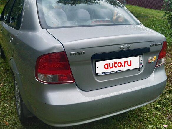 2005 Chevrolet Aveo I, серебристый - вид 11