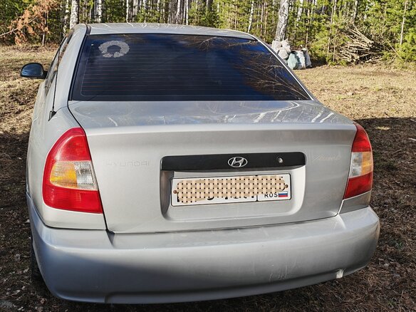 2004 Hyundai Accent ТагАЗ II, серый, 256000 рублей - вид 2