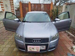 2004 Audi A3 II (8P) Рестайлинг 1, серый, 630000 рублей, вид 4