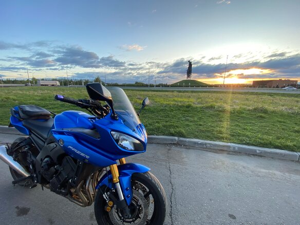 2011 Yamaha FZ8, синий, 650000 рублей - вид 10