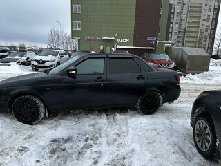 2008 Lada (ВАЗ) Priora I, чёрный, 265000 рублей, вид 4