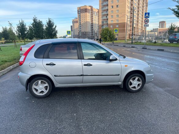 2013 Lada (ВАЗ) Kalina I, серебристый, 320000 рублей - вид 1