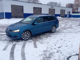 2015 Volkswagen Golf VII, синий, 1350000 рублей, вид 1