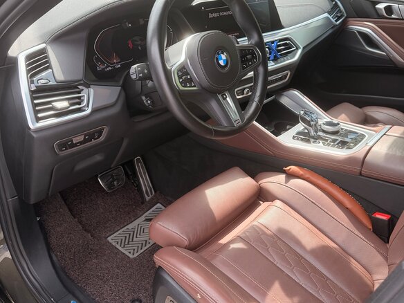 2022 BMW X6 30d III (G06), серый, 9100000 рублей - вид 8